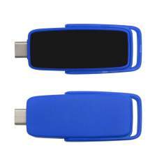Pamięć USB wysuwana 2w1 OTG USB-C z podświetlanym logo  8-128GB