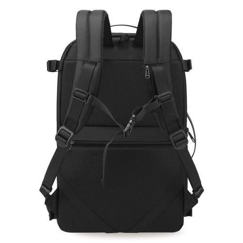 Innovative urban backpack with vacuum compartment with logo printing 17.3