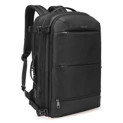 Innovative urban backpack with vacuum compartment with logo printing 17.3