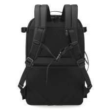 Innovative urban backpack with vacuum compartment with logo printing 17.3