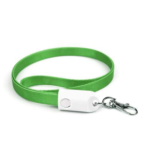 Reklamowy kabel smycz WAIKIKI USB-C z nadrukiem full color