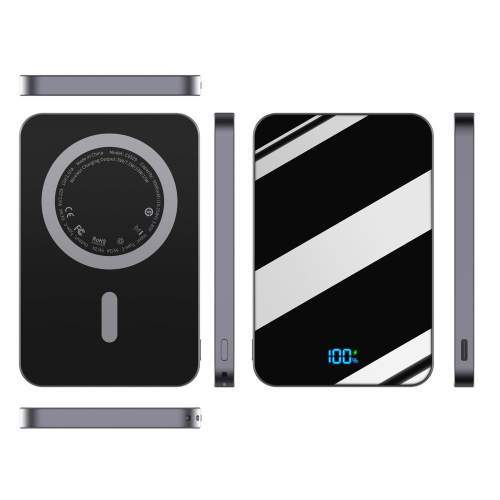 Ultracienki power bank magnetyczny TITAN 5000mAh