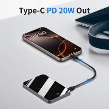 Ultracienki power bank magnetyczny TITAN 5000mAh