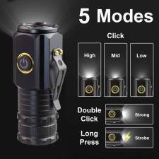 Mini latarka akumulatorowa LED VEGA 150mAh