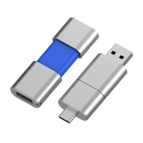 Pamięć USB wysuwana 2w1 OTG USB-C 8-512GB