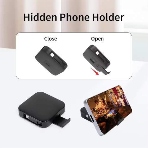 Wielofunkcyjny multikabel 4w1 60W ERVIK z podstawką pod telefon i logo