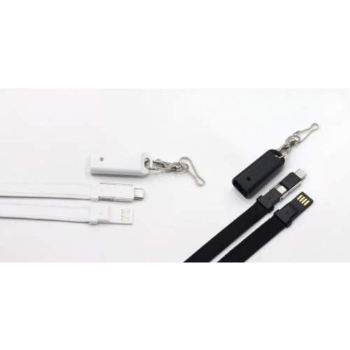 Event 3-in-1 lanyard multi-cable MIAMI with full logo print