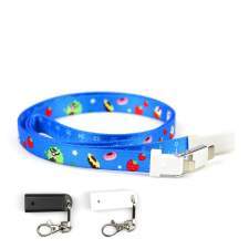 Event 3-in-1 lanyard multi-cable MIAMI with full logo print