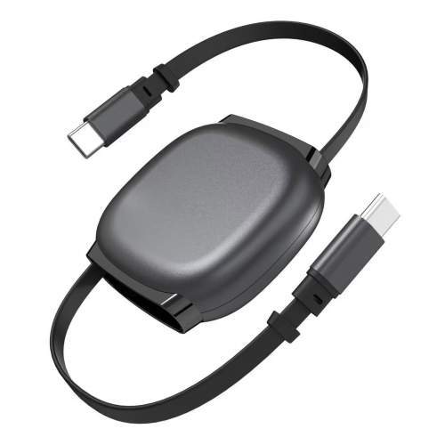 Retractable USB-C cable 100W LUKKA with full color print