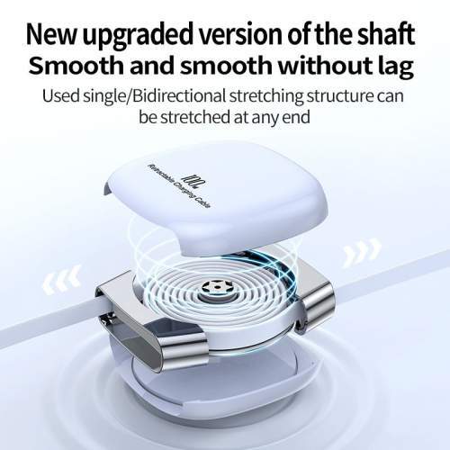 Retractable USB-C cable 100W LUKKA with full color print