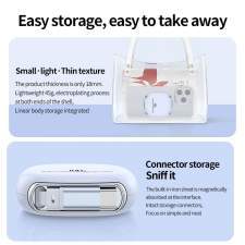 Retractable USB-C cable 100W LUKKA with full color print