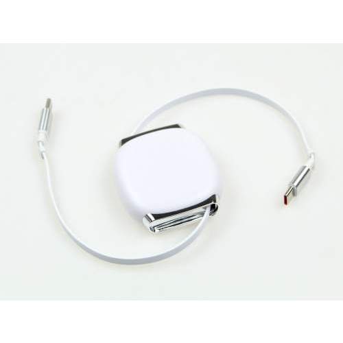 Retractable USB-C cable 100W LUKKA with full color print