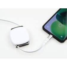 Retractable USB-C cable 100W LUKKA with full color print