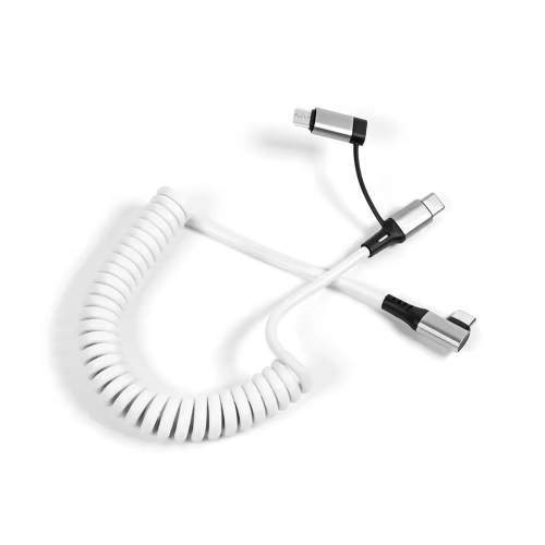 Kabel USB kątowy 90° 2w1 60W SPRING