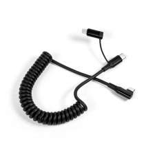 Kabel USB kątowy 90° 2w1 60W SPRING