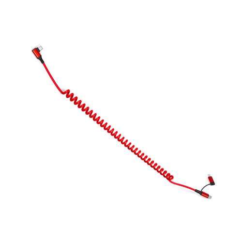 Kabel USB kątowy 90° 2w1 60W SPRING