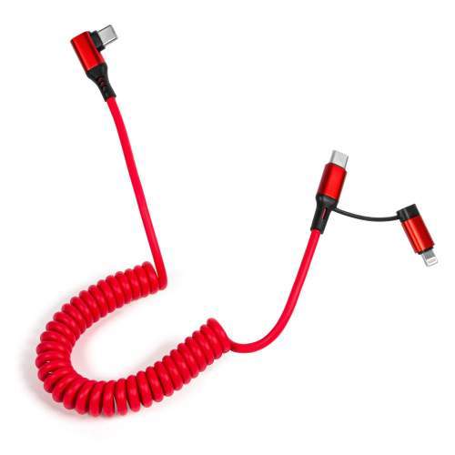 Kabel USB kątowy 90° 2w1 60W SPRING