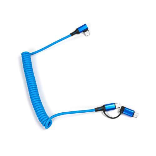 Kabel USB kątowy 90° 2w1 60W SPRING