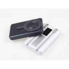 Magnetyczny Power Bank 4w1 z kablami i wyświetlaczem cyfrowym ORION z nadrukiem 10000mAh