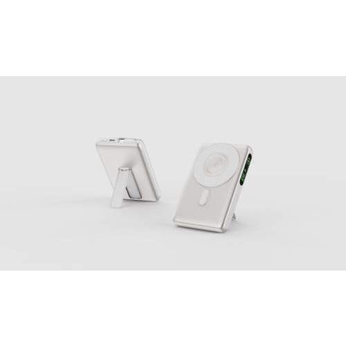 Magnetyczny Power Bank z kablem i inteligentnym wyświetlaczem ZENITH 10000mAh