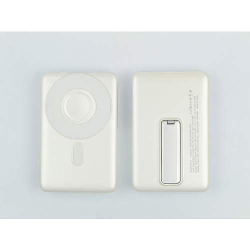 Magnetic Power Bank with cable and smart display ZENITH with Your logo 10000mAh
