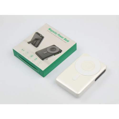 Magnetic Power Bank with cable and smart display ZENITH with Your logo 10000mAh