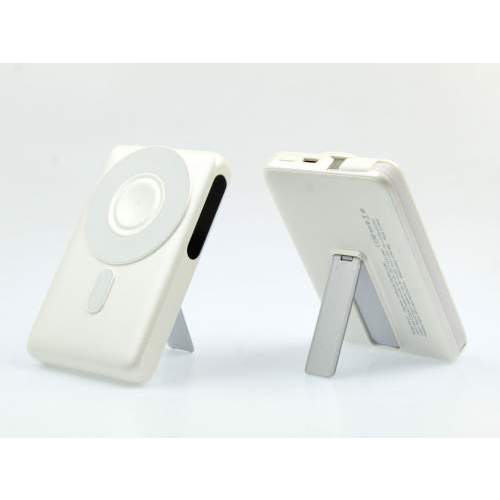 Magnetic Power Bank with cable and smart display ZENITH with Your logo 10000mAh