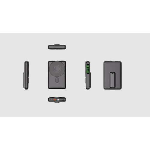 Magnetyczny Power Bank z kablem i inteligentnym wyświetlaczem ZENITH 10000mAh