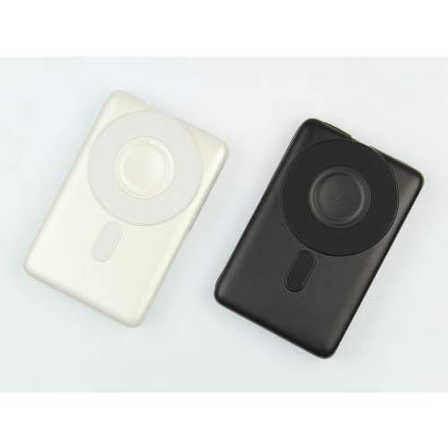 Magnetic Power Bank with cable and smart display ZENITH with Your logo 10000mAh