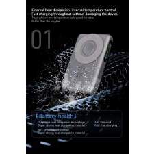 Magnetyczny Power Bank z kablem i inteligentnym wyświetlaczem ZENITH 10000mAh