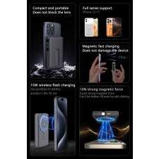 Magnetyczny Power Bank z kablem i inteligentnym wyświetlaczem ZENITH 10000mAh