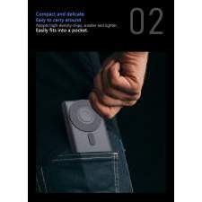 Magnetyczny Power Bank z kablem i inteligentnym wyświetlaczem ZENITH 10000mAh