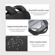 Lightweight minimalist backpack with USB with your printing 15.6