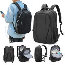 Lightweight minimalist backpack with USB with your printing 15.6