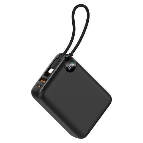Power Bank z wbudowanym kablem USB-C i wyświetlaczem ZENOX 20K 20000mAh