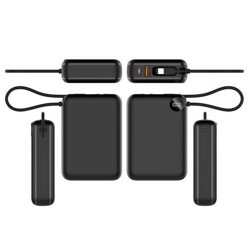 Power Bank z wbudowanym kablem USB-C i wyświetlaczem ZENOX 20K 20000mAh