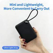 Power Bank z wbudowanym kablem USB-C i wyświetlaczem ZENOX 20K 20000mAh