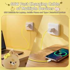 Wrist strap USB-C cable 60W HAWAII in custom shape