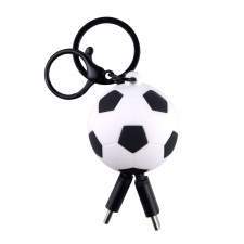 Retractable USB cable keychain 2-in-1 C-C 60W HONOLULU in custom shape 