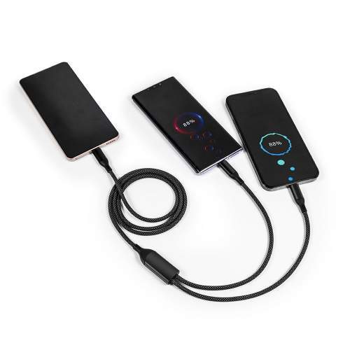 Kabel USB-C podwójny 2w1 100W VIGO CC z Twoim grawerem