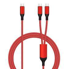 Kabel USB-C podwójny 2w1 100W VIGO CC z Twoim grawerem