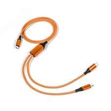 Kabel USB-C podwójny 2w1 100W VIGO CC z Twoim grawerem