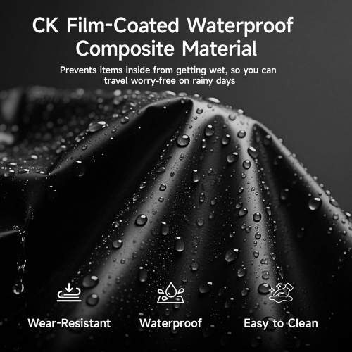 Plecak motocyklowy z uchwytem na kask i odblaskami 13