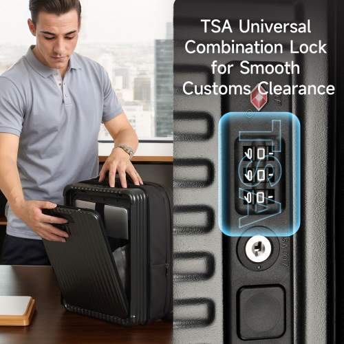 Plecak 2w1 biznesowy powiększany Hard Shell 15.6