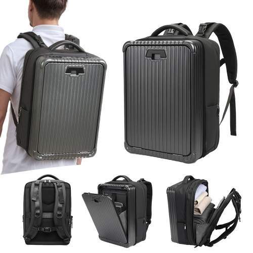 Plecak 2w1 biznesowy powiększany Hard Shell 15.6