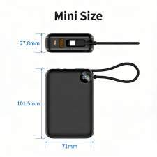 Power Bank z wbudowanym kablem USB-C i wyświetlaczem ZENOX 20K 20000mAh