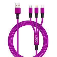 Bestsellerowy multikabel USB 3w1 TORONTO z grawerem i kolorem Pantone