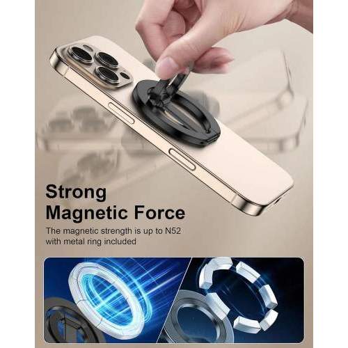 Wielofunkcyjny 2w1 składany 360° uchwyt magnetyczny MagSafe MAGO z logo