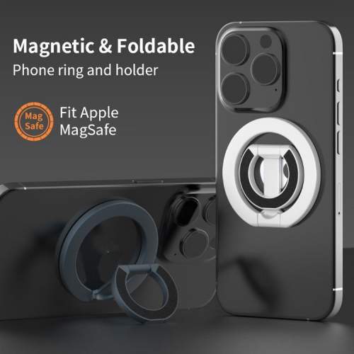 Wielofunkcyjny 2w1 składany 360° uchwyt magnetyczny MagSafe MAGO z logo