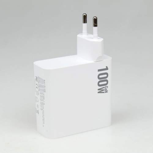 4-Port GaN wall charger PD100W USB A+C TURBO with logo printing